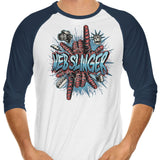 Web Slinger - 3/4 Sleeve Raglan T-Shirt