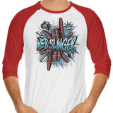 Web Slinger - 3/4 Sleeve Raglan T-Shirt