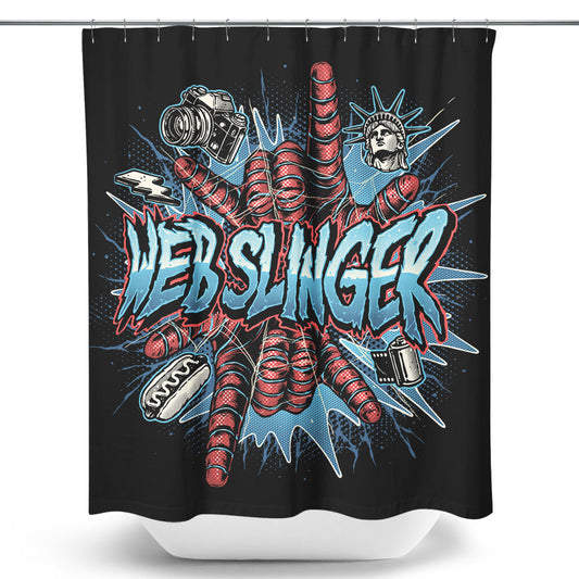 Web Slinger - Shower Curtain