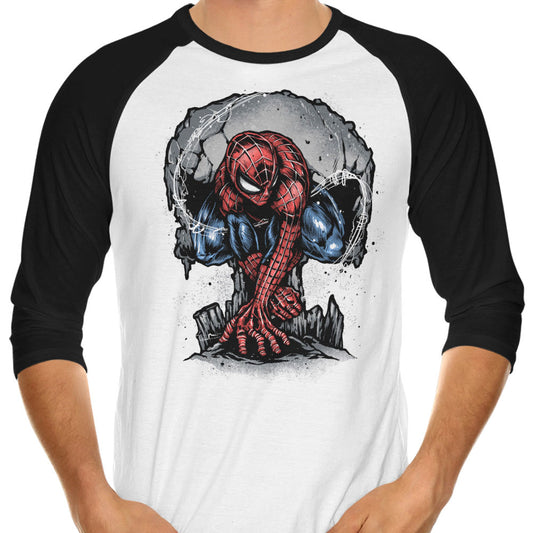 Web Swing and Punishment - 3/4 Sleeve Raglan T-Shirt