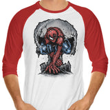 Web Swing and Punishment - 3/4 Sleeve Raglan T-Shirt