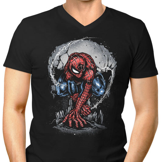 Web Swing and Punishment - Men's V-Neck