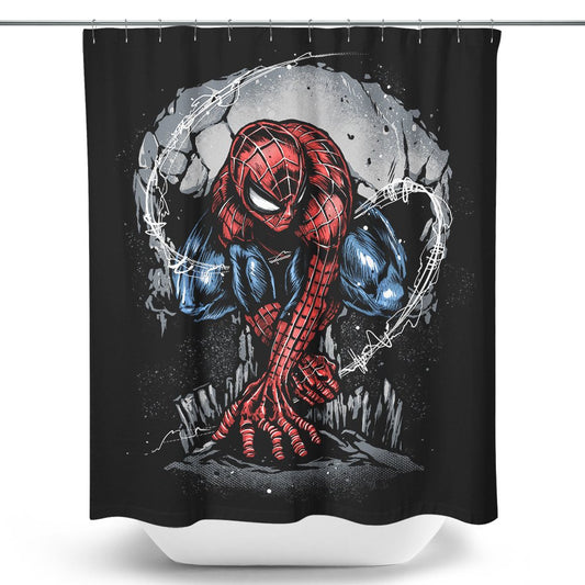 Web Swing and Punishment - Shower Curtain