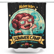 Weird Moon Summer Camp - Shower Curtain