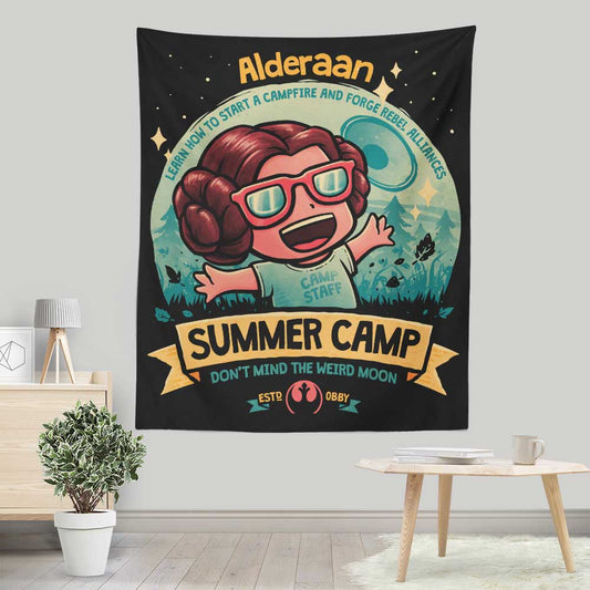 Weird Moon Summer Camp - Wall Tapestry
