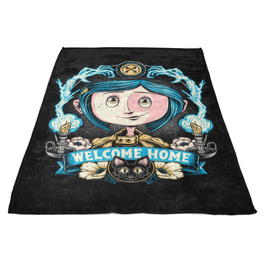 Welcome Home - Fleece Blanket