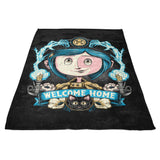 Welcome Home - Fleece Blanket