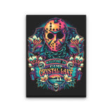 Welcome to Camp Crystal Lake - Canvas Print