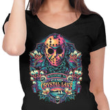 Welcome to Camp Crystal Lake - Women's V-Neck