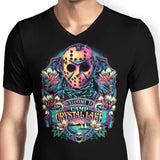 Welcome to Camp Crystal Lake - Men's V-Neck