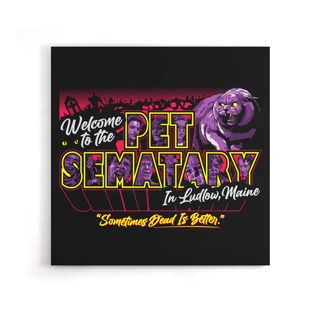 Welcome to Ludlow - Canvas Print