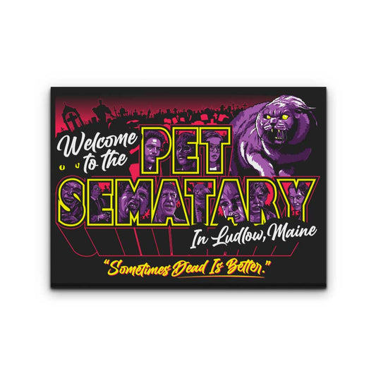 Welcome to Ludlow - Canvas Print