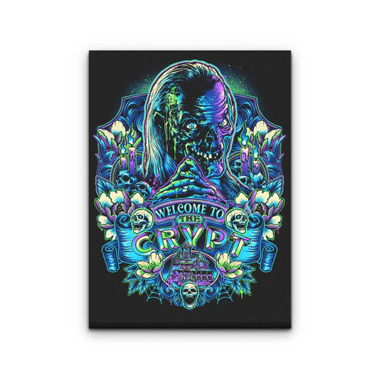 Welcome to the Crypt - Canvas Print