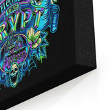 Welcome to the Crypt - Canvas Print