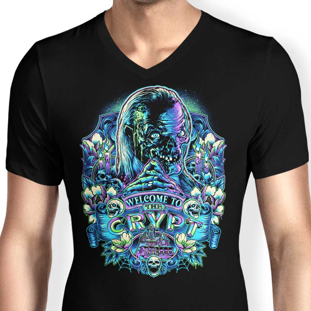 Welcome to the Crypt - Men's V-Neck