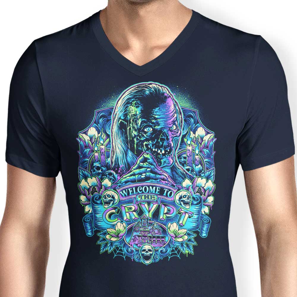 Welcome to the Crypt - Men's V-Neck