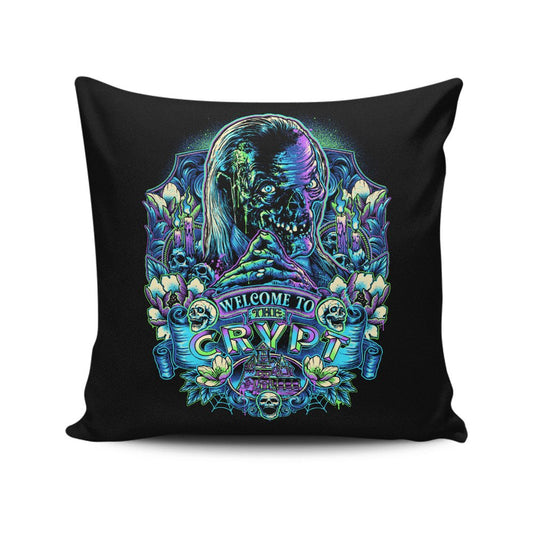 Welcome to the Crypt - Throw Pillow