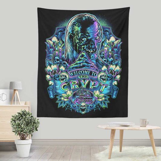 Welcome to the Crypt - Wall Tapestry