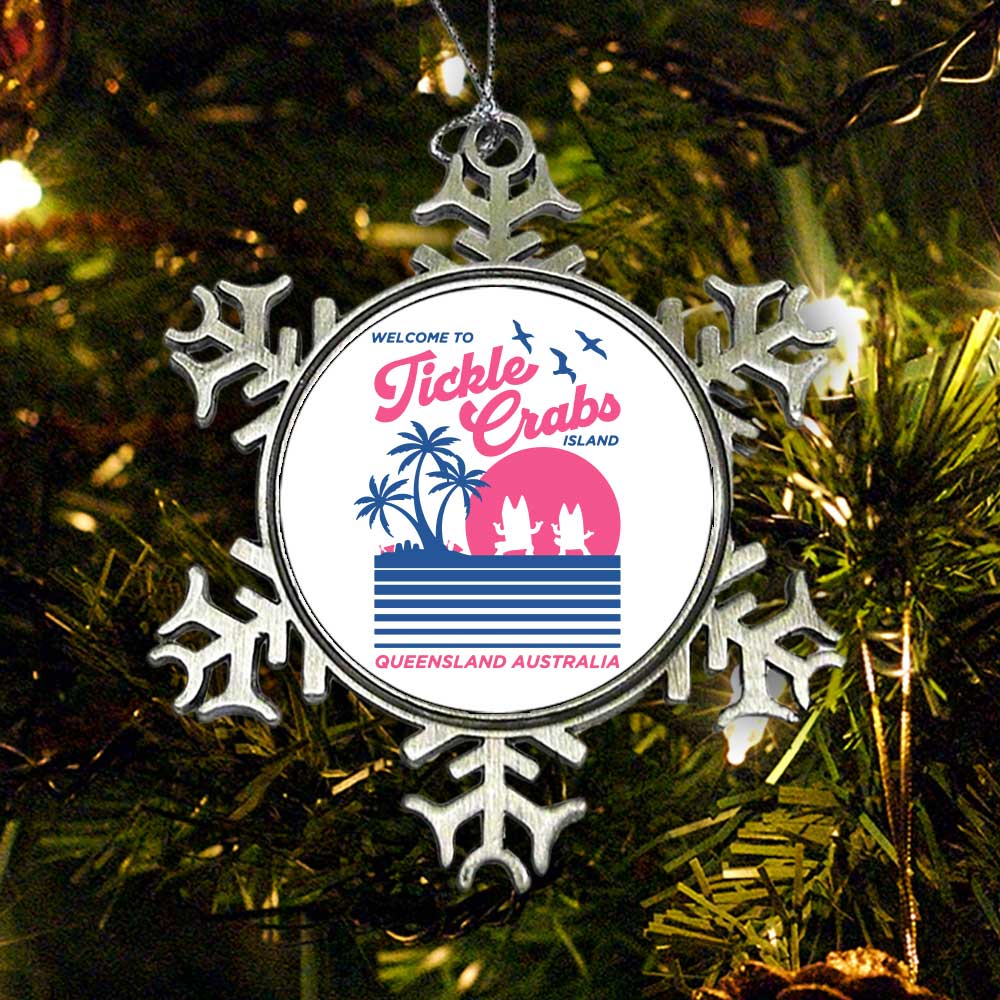 Welcome to Tickle Crabs Island - Ornament