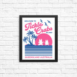 Welcome to Tickle Crabs Island - Posters & Prints