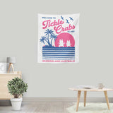Welcome to Tickle Crabs Island - Wall Tapestry