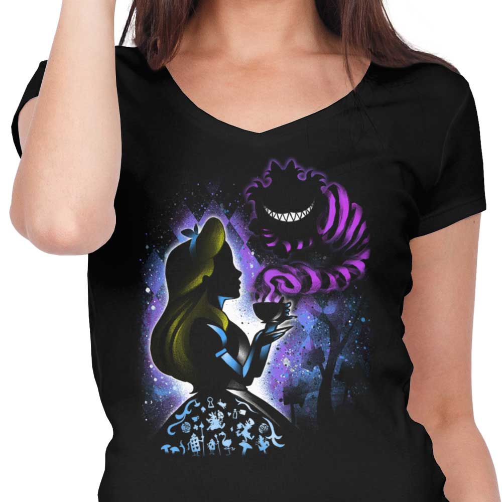 We're All Mad Here - Women's V-Neck