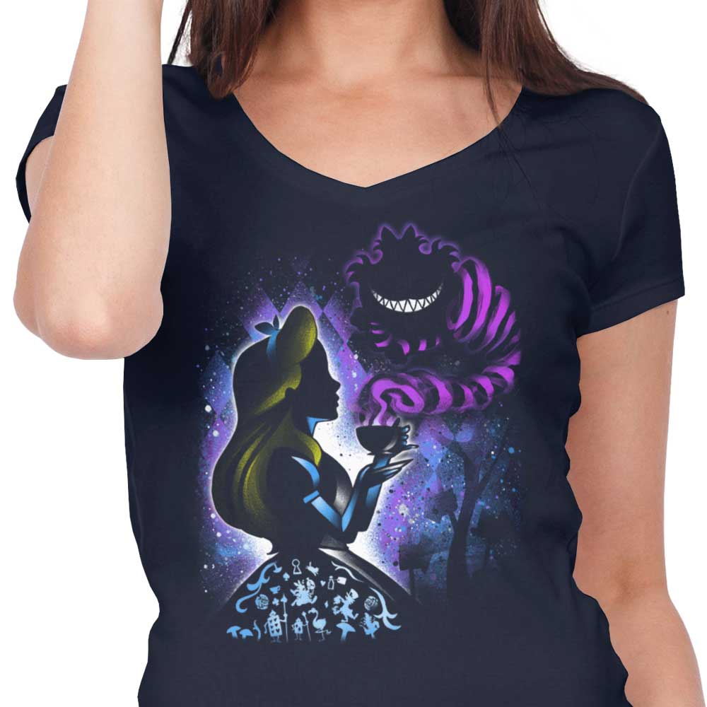 We're All Mad Here - Women's V-Neck