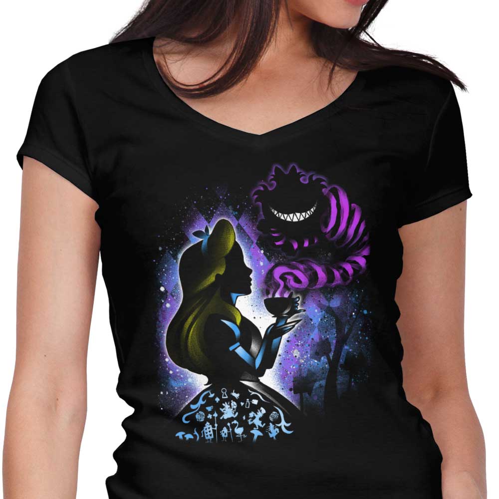 We're All Mad Here - Women's V-Neck