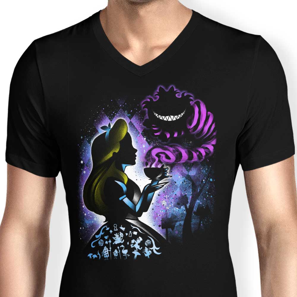 We're All Mad Here - Men's V-Neck