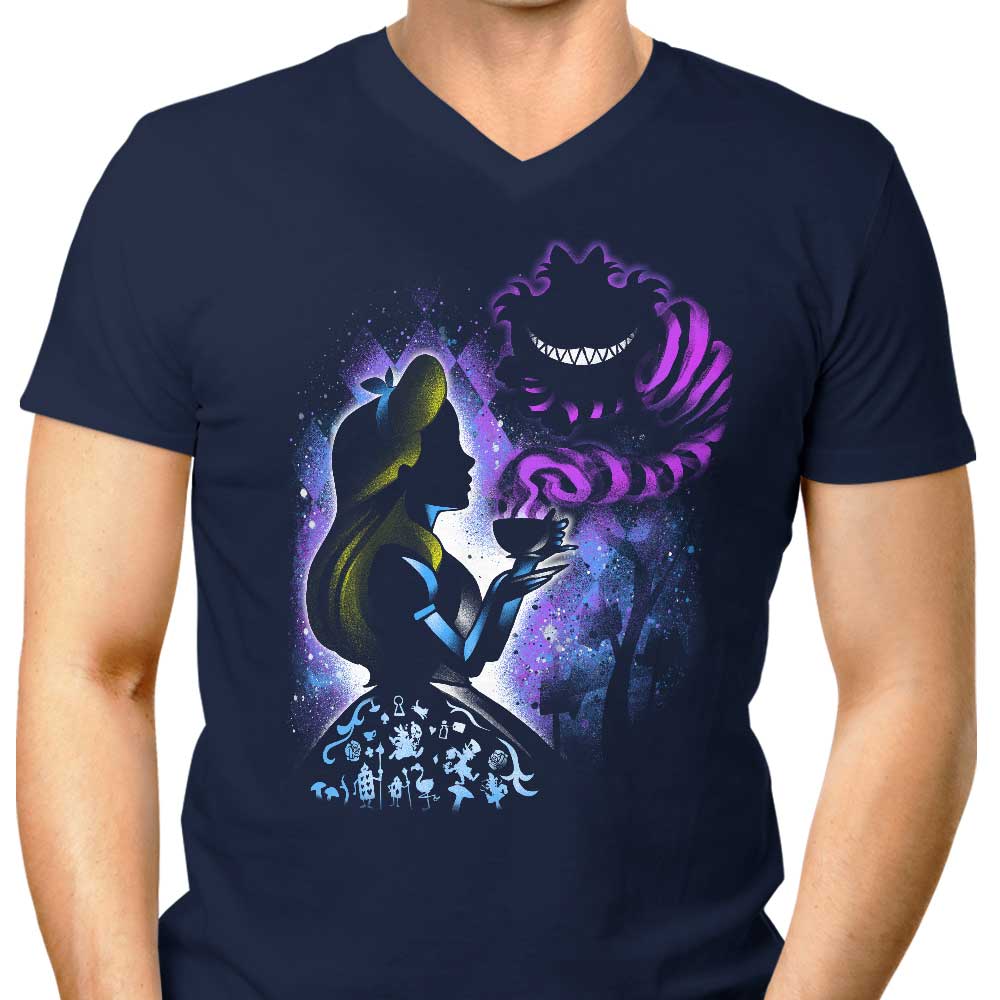 We're All Mad Here - Men's V-Neck
