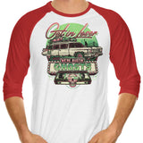 We're Bustin' Ghosts - 3/4 Sleeve Raglan T-Shirt