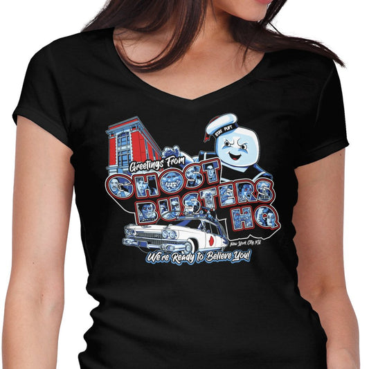We're Ready to Believe You (Alt) - Women's V-Neck
