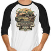 We're Running from Dinosaurs - 3/4 Sleeve Raglan T-Shirt
