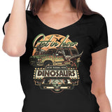 We're Running from Dinosaurs - Women's V-Neck