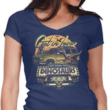 We're Running from Dinosaurs - Women's V-Neck