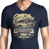 We're Running from Dinosaurs - Men's V-Neck