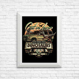 We're Running from Dinosaurs - Posters & Prints