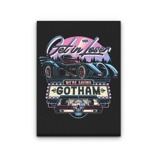 We're Saving Gotham - Canvas Print