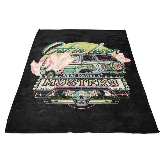 We're Solving a Mystery - Fleece Blanket