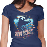 When Dinosaurs Ruled the Earth - Women's V-Neck