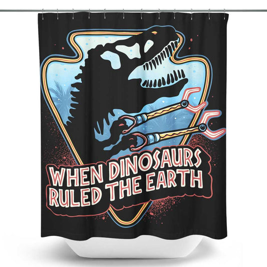 When Dinosaurs Ruled the Earth - Shower Curtain