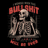 When Will it Be Over - Shower Curtain