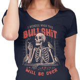 When Will it Be Over - Women's V-Neck