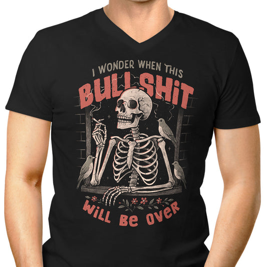 When Will it Be Over - Men's V-Neck