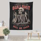 When Will it Be Over - Wall Tapestry