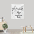 Where the Adventure Ends - Wall Tapestry