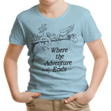 Where the Adventure Ends - Youth Apparel
