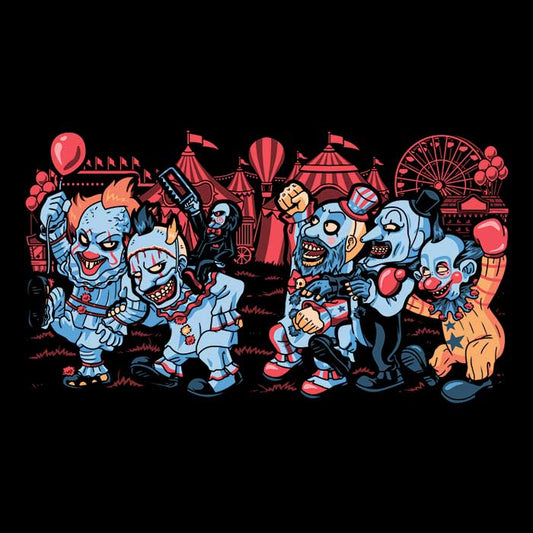 Where the Wild Clowns Are - Throw Pillow