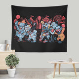 Where the Wild Clowns Are - Wall Tapestry