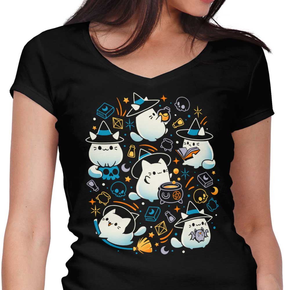 Whiskers and Witchcraft - Women's V-Neck